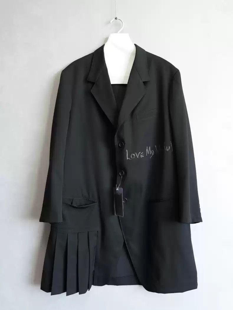 Yohji Yamamoto Yohji Yamamoto 23SS Bone Marrow pleated runway 