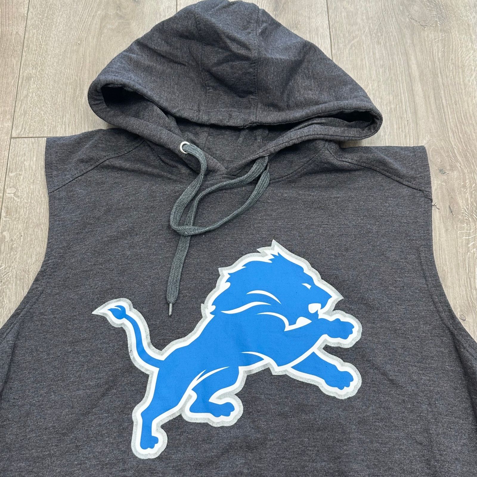 NFL NFL Detroit Lions Sideline Performance Sleeveless Hoodie XL Size US XL / EU 56 / 4 - 3 Thumbnail