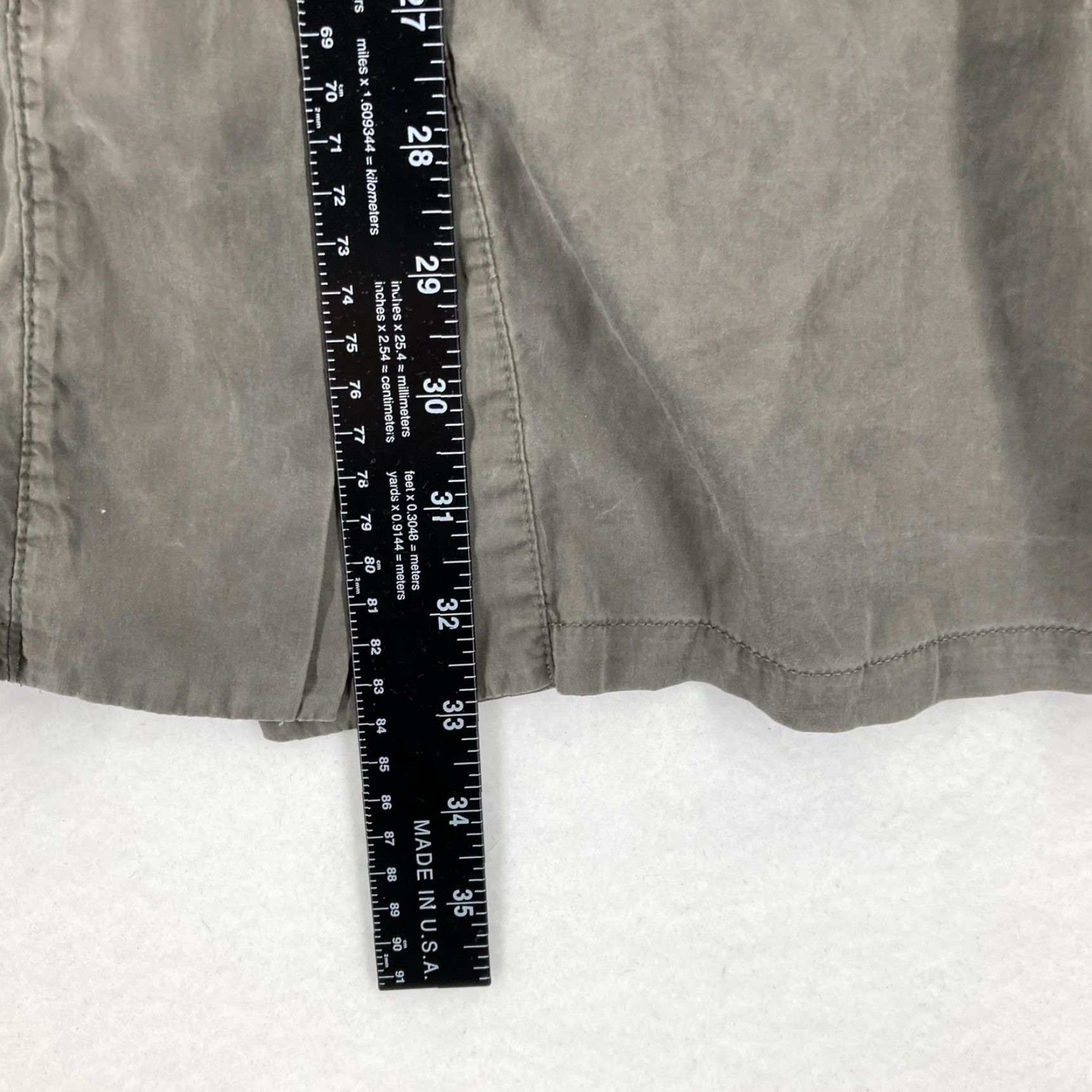 Lululemon VINTAGE Lululemon Jacket Womens Small Olive Green Hooded Anorak Parka Drawstring Waist Shirt? Size S / US 4 / IT 40 - 6 Thumbnail