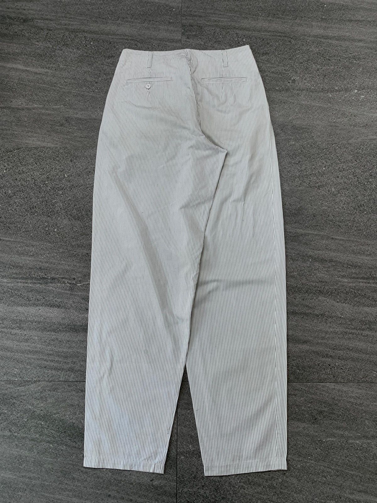 Yohji Yamamoto FREE TAX! Striped Wideleg Ballon Trousers- 29” Size US 29 - 6 Thumbnail