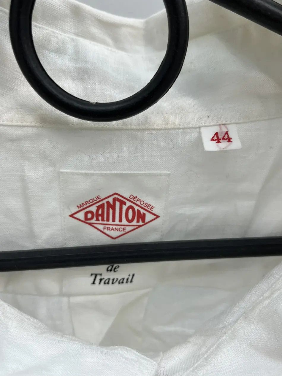 Danton Danton Half Button Pockets Linen Shirt Size US L / EU 52-54 / 3 - 2 Thumbnail