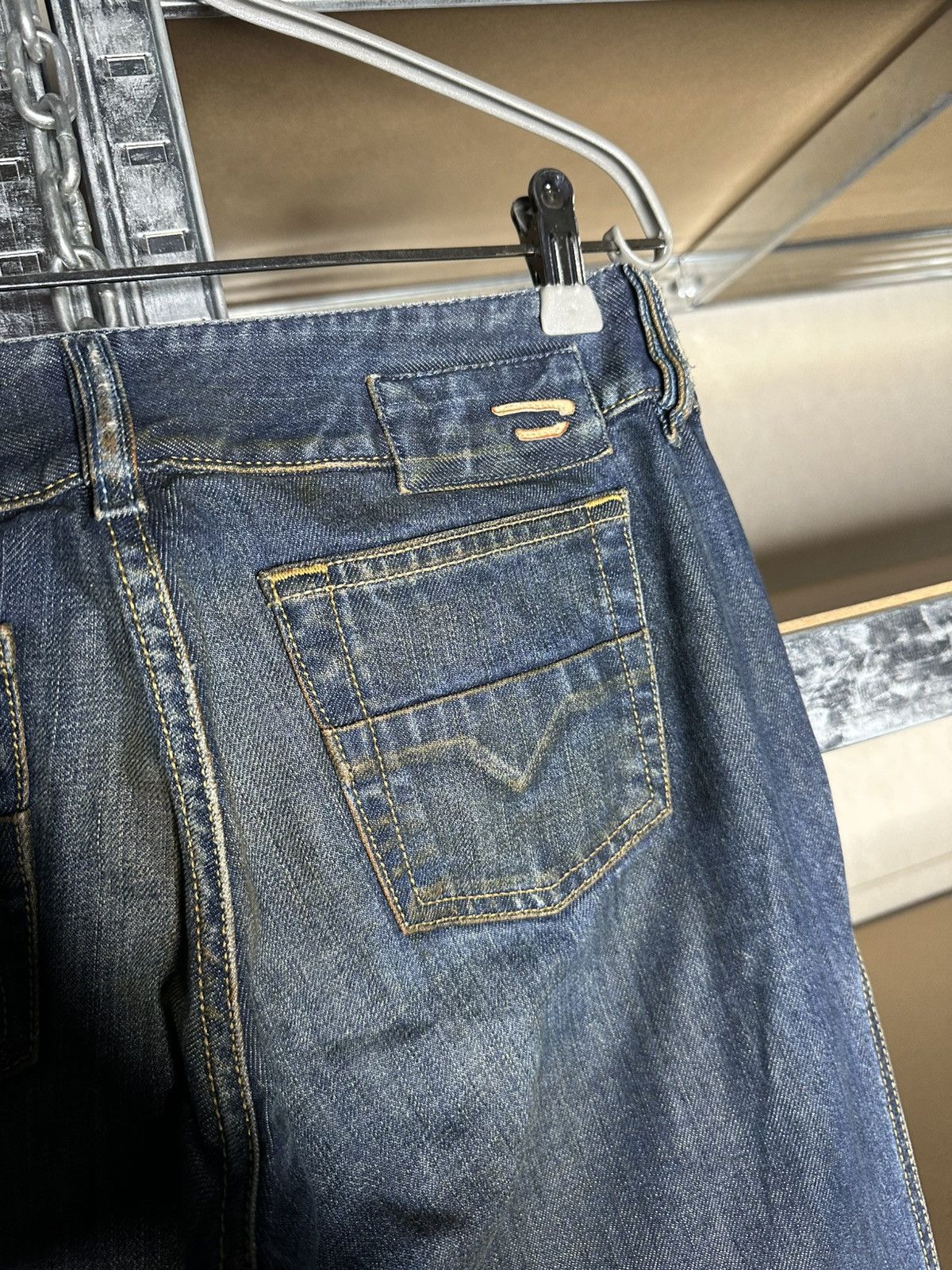 Diesel Diesel Hush Vintage Jeans Size 28 Distressed Flared Bootcut Size 28" / US 6 / IT 42 - 8 Thumbnail
