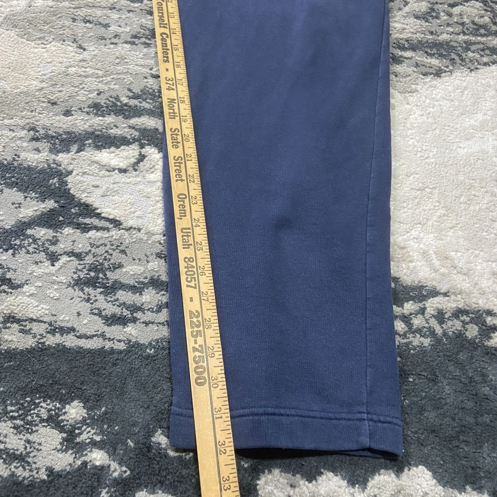 Nike Nike Y2K Baggy Sweatpants Mens XL Navy Blue Fleece Lined Size US 36 / EU 52 - 4 Thumbnail