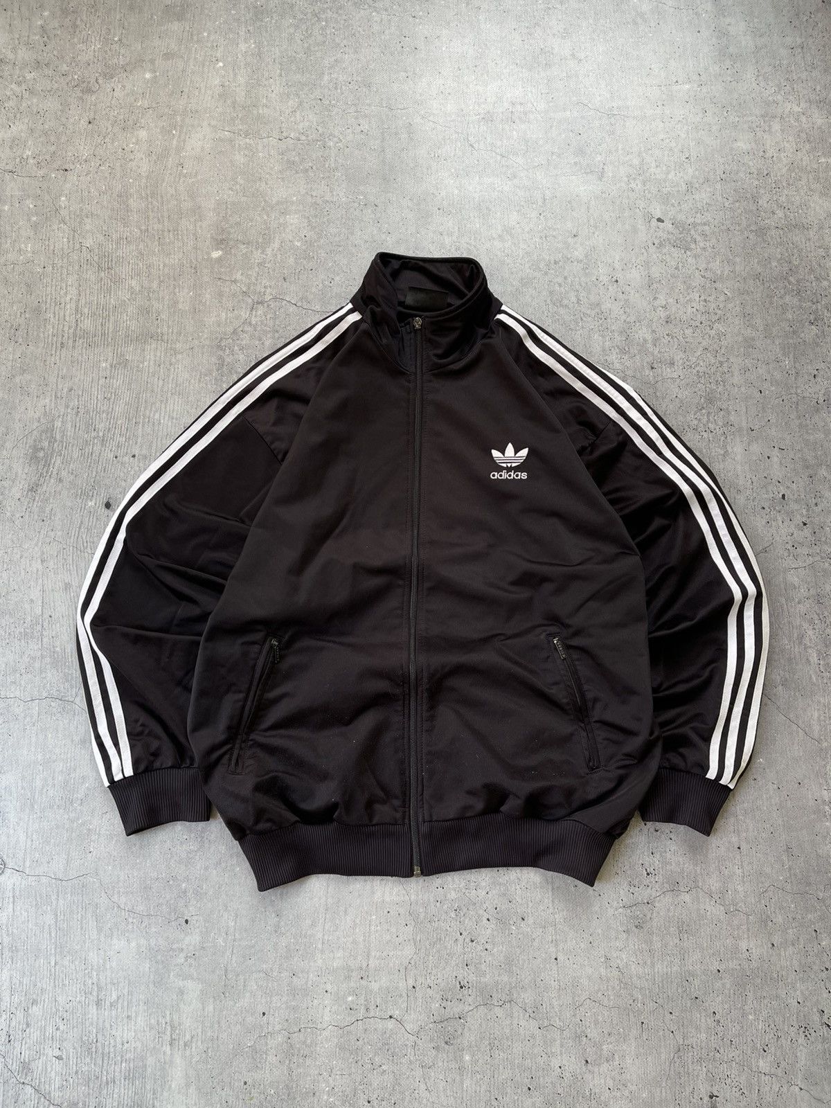 Adidas Y2K Vintage Adidas Zip Up Jacket Streetwear Style USA Rare L Size US L / EU 52-54 / 3 - 1 Thumbnail