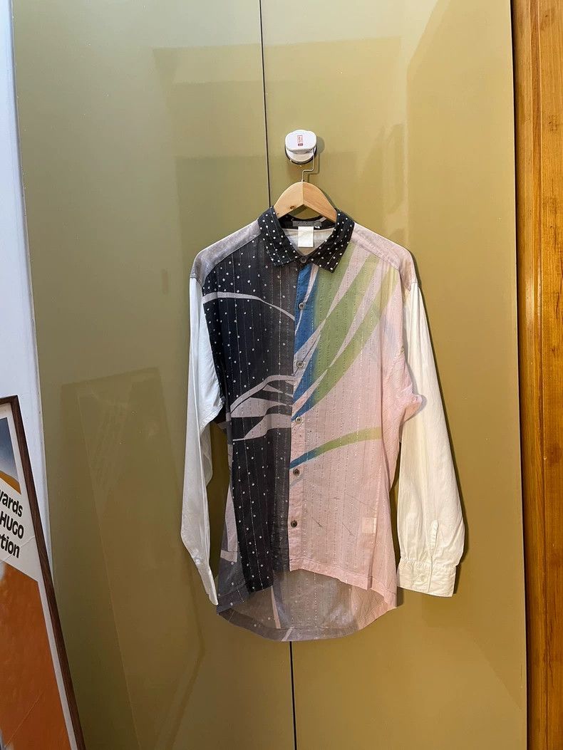 Yohji Yamamoto 95SS Silver Thread Shirt - dmc