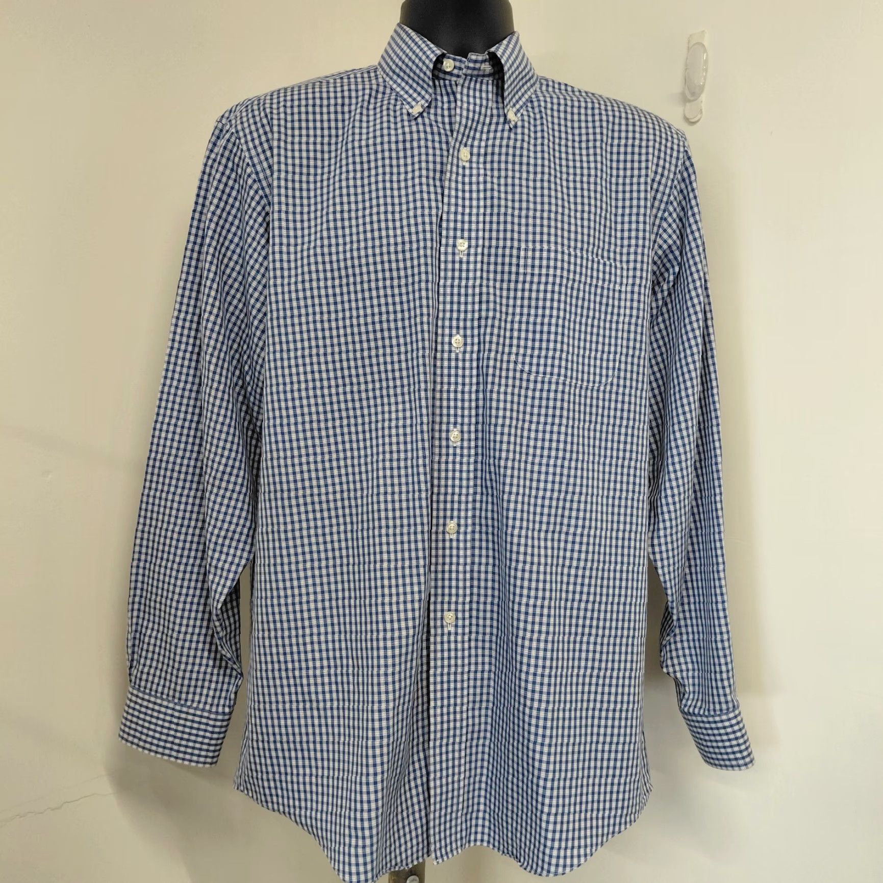 Brooks Brothers Brooks Brothers Madison Shirt Mens 15.5 34 Medium Blue Non Iron Button-Down Size US L / EU 52-54 / 3 - 2 Thumbnail