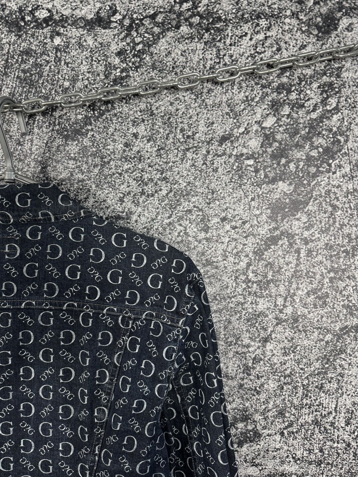 Guess GUESS Vintage Denim Jacket Monogram Logo Italy Size L Size L / US 10 / IT 46 - 10 Thumbnail