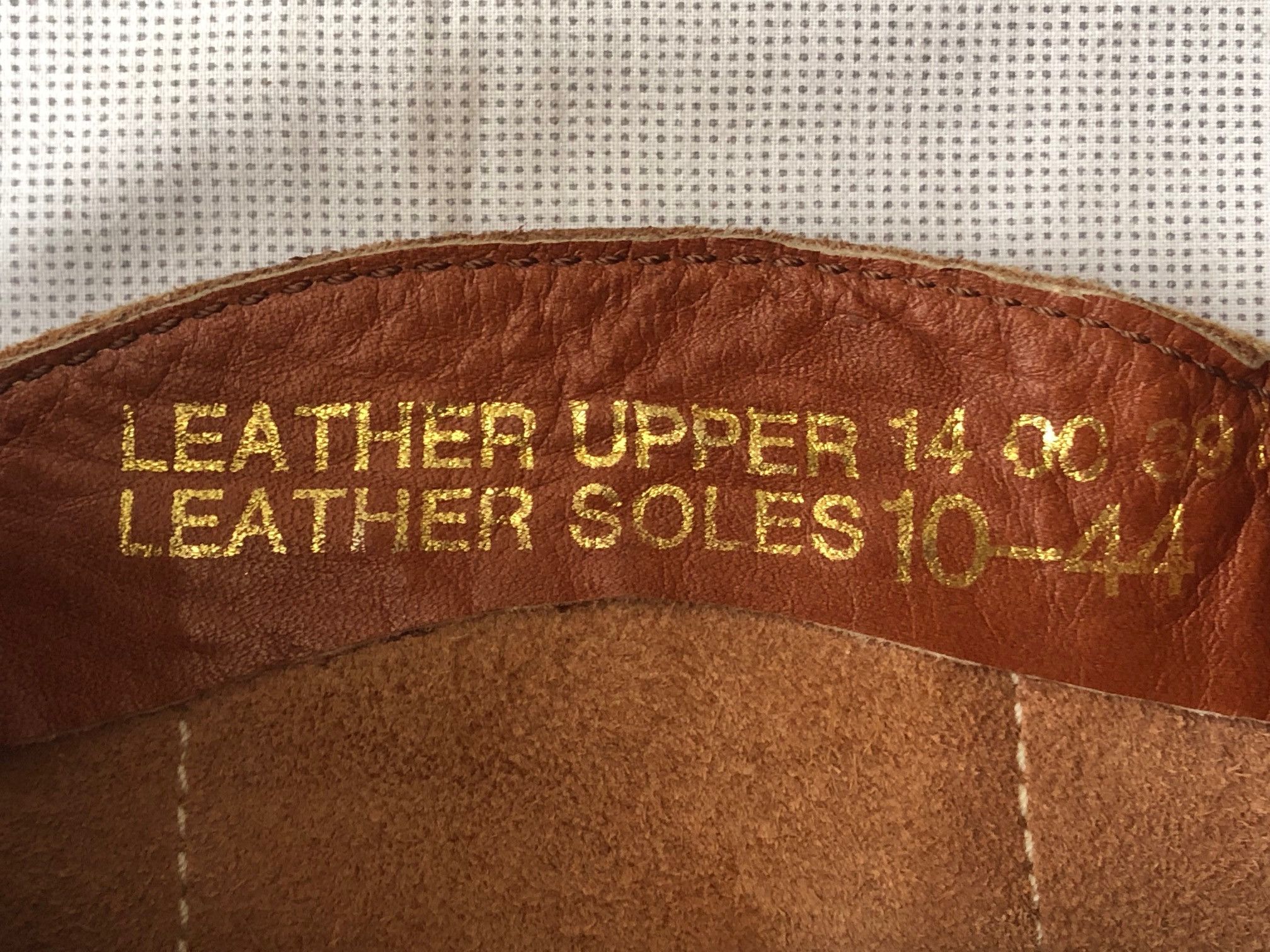 Levi's Vintage Levi's Tan Leather Western Style Side Zip Boots Size US 11 / EU 44 - 9 Thumbnail