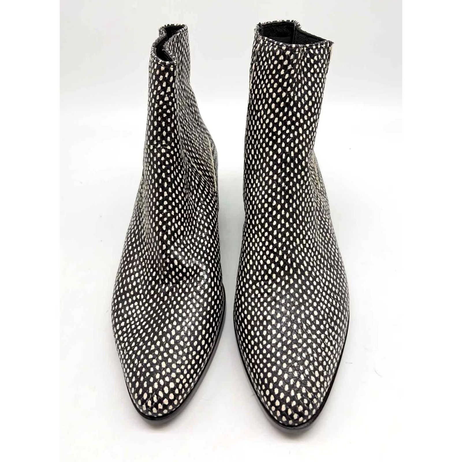 Rag & Bone Rag & Bone Black Ankle Boots Size 39 Leather Mid 2-2.9" XS? Size US 9 / IT 39 - 5 Thumbnail