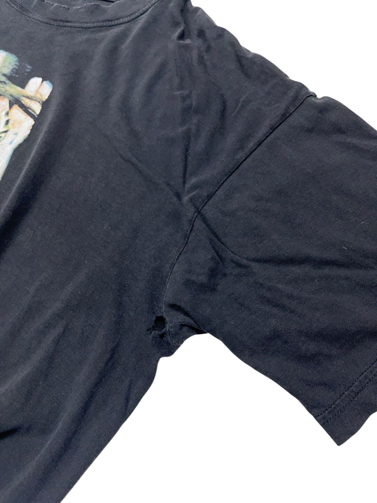 Band Tees Vintage 90s Distressed Ozzy Osbourne T-shirt Size US XXL / EU 58 / 5 - 5 Thumbnail