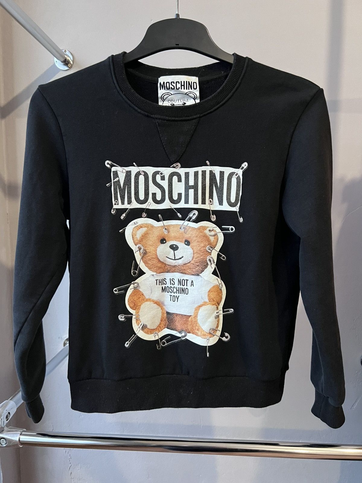 Moschino MOSCHINO COUTURE Embroidered Crew-Neck Sweatshirt Women’s S Size S / US 4 / IT 40 - 2 Thumbnail