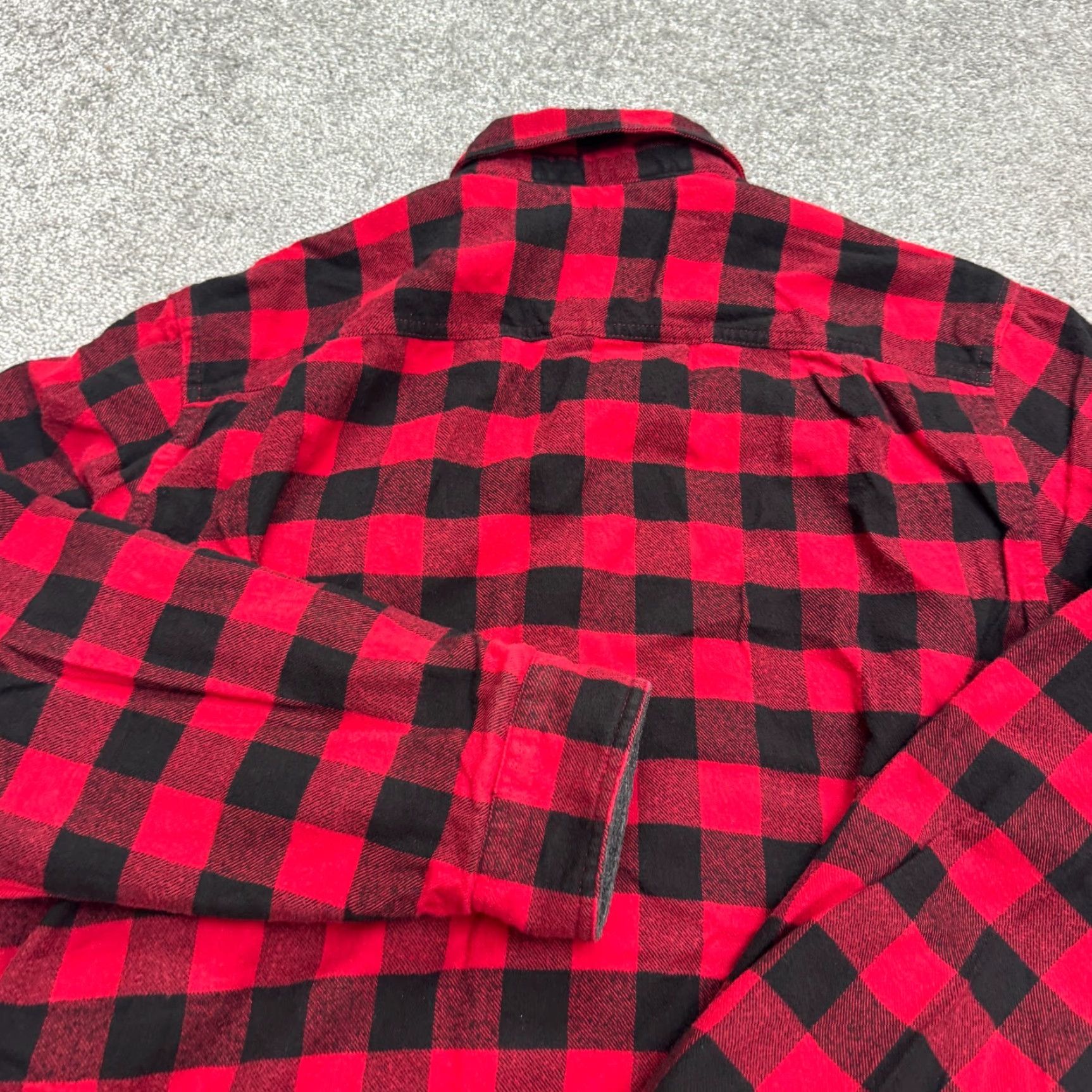 Vintage L.L. Bean Traditional Fit Flannel Shacket Jacket Mens M Red Black Plaid Size US M / EU 48-50 / 2 - 3 Thumbnail