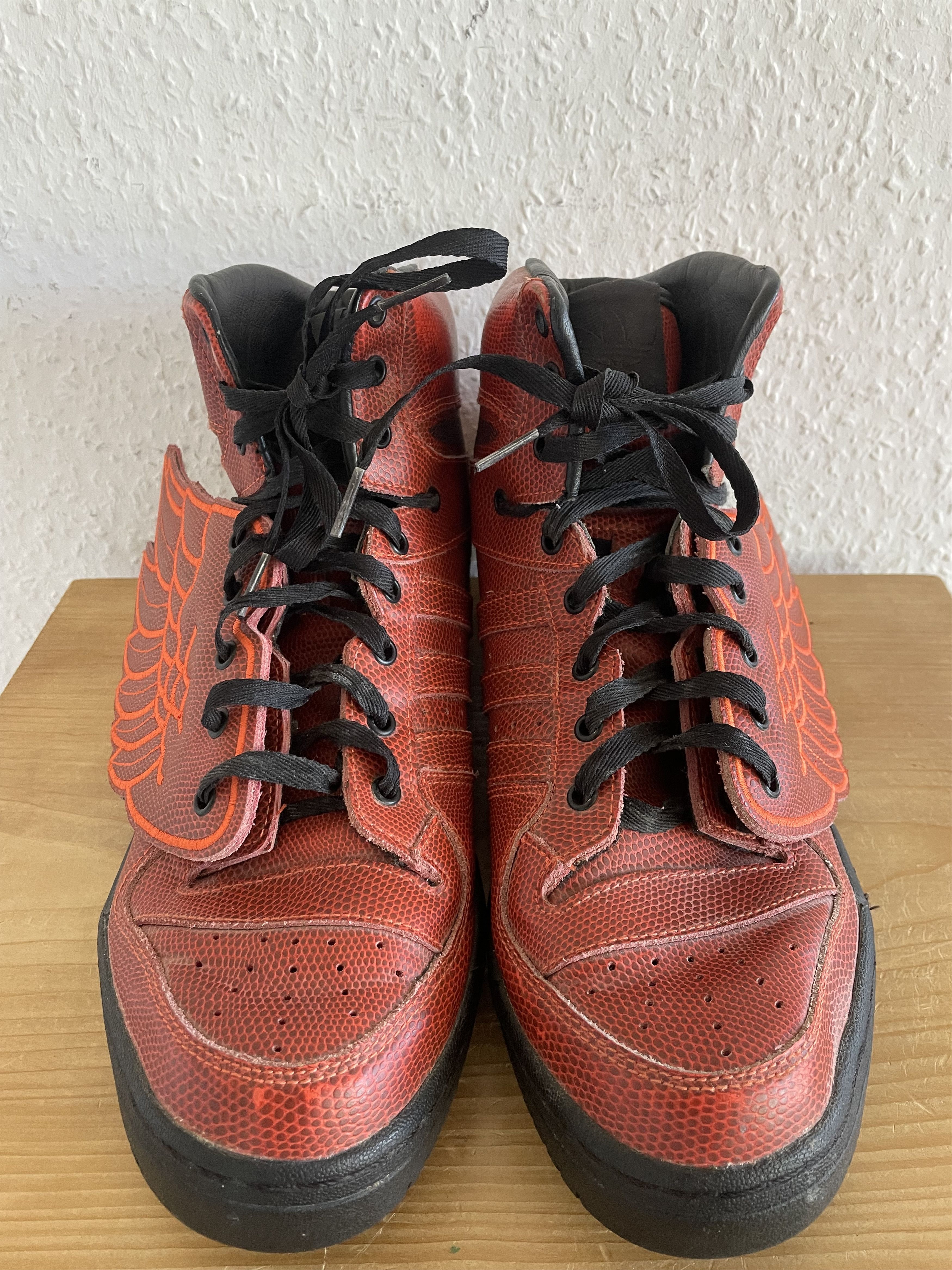 Adidas × Jeremy Scott JS Wings “B-Ball” High Top Sneakers Size US 11.5 / EU 44-45 - 3 Thumbnail