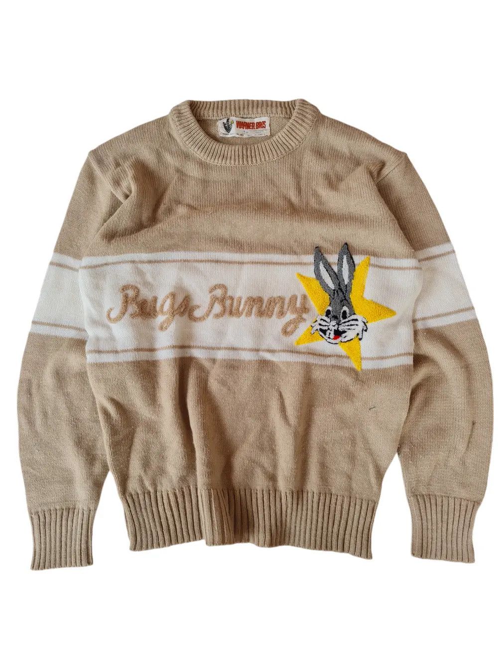 Cartoon Network × Vintage × Warner Bros Vintage 70s Warner Bros Bunny Knitwear Size US M / EU 48-50 / 2 - 1 Thumbnail