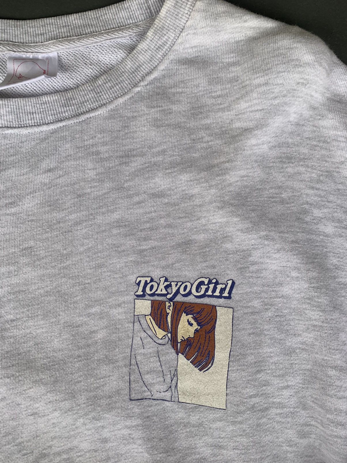 Anime × Japanese Brand Vintage Tokyo Girl Sweatshirt Size US XL / EU 56 / 4 - 4 Thumbnail