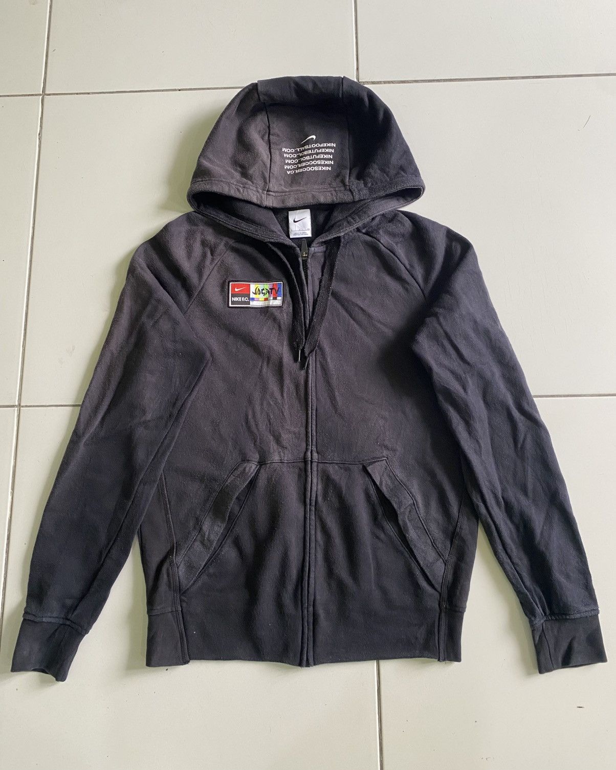Nike Nike Soccer zip up sun faded hoodie Size US S / EU 44-46 / 1 - 1 Thumbnail
