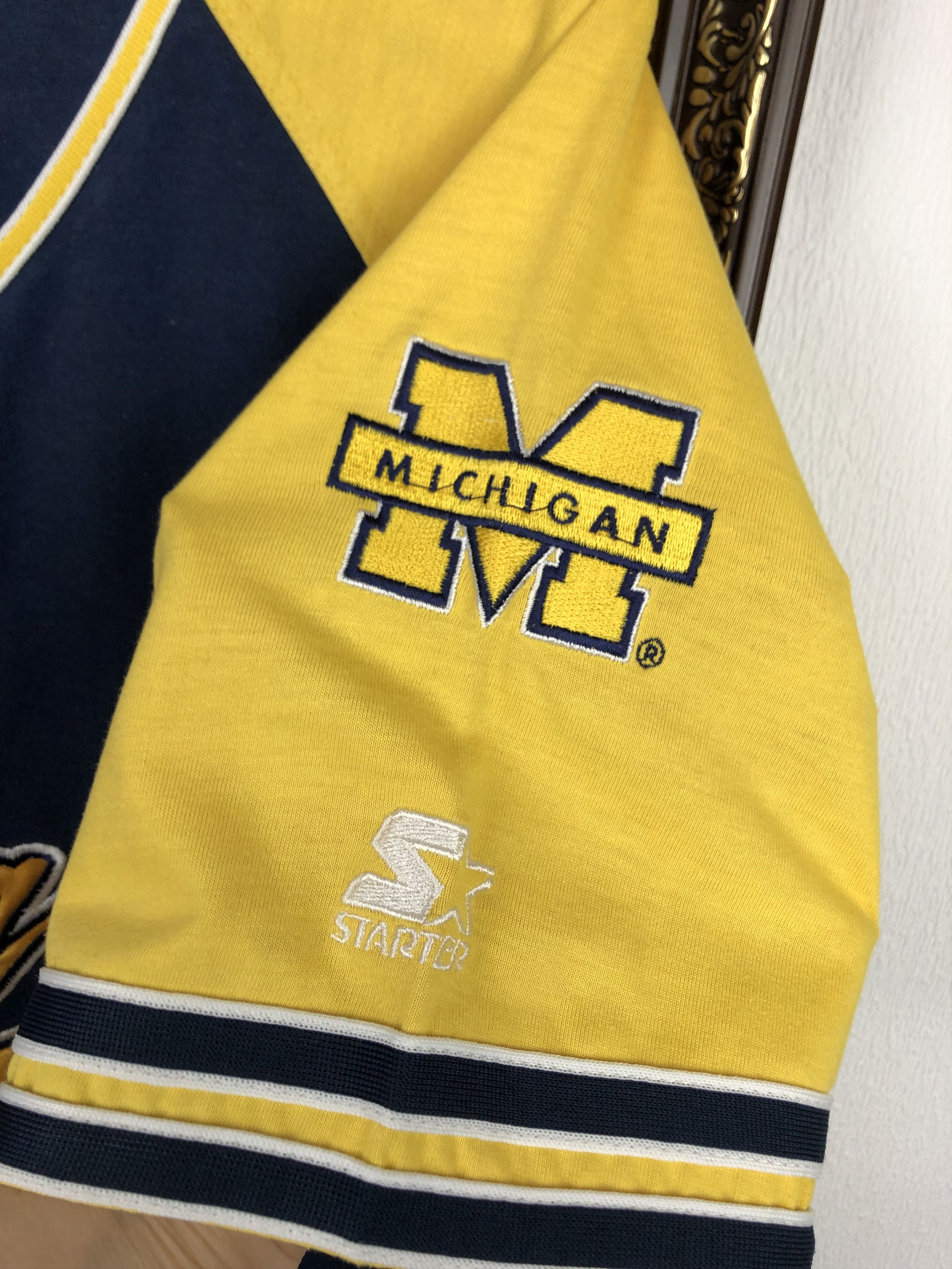 Starter Vintage 90's Starter Michigan Wolverines Baseball Jersey Tee Size US M / EU 48-50 / 2 - 4 Thumbnail