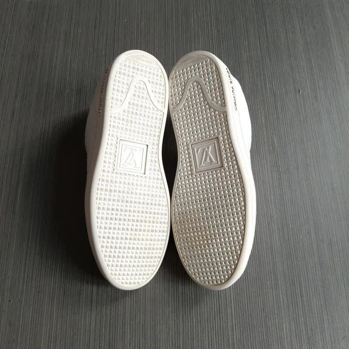 Louis Vuitton Louis Vuitton White Sneakers for Casual Elegance -2508 Size US 5.5 / EU 38 - 3 Thumbnail
