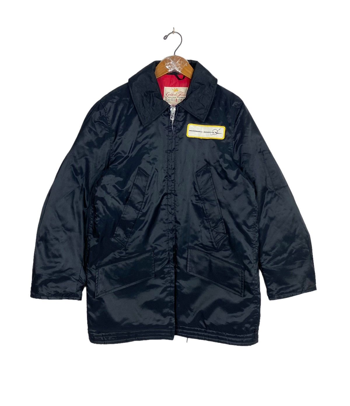 Vintage VTG Golden Fleece Mcdonnell Douglas Waterproof Jacket Usa Size US M / EU 48-50 / 2 - 1 Thumbnail