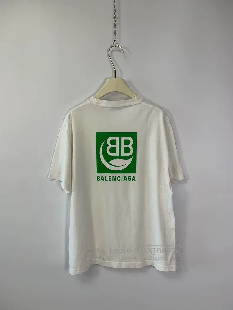 Balenciaga Balenciaga Logo Eco-Friendly Short Sleeve T-Shirt, Women's Size M / US 6-8 / IT 42-44 - 2 Thumbnail
