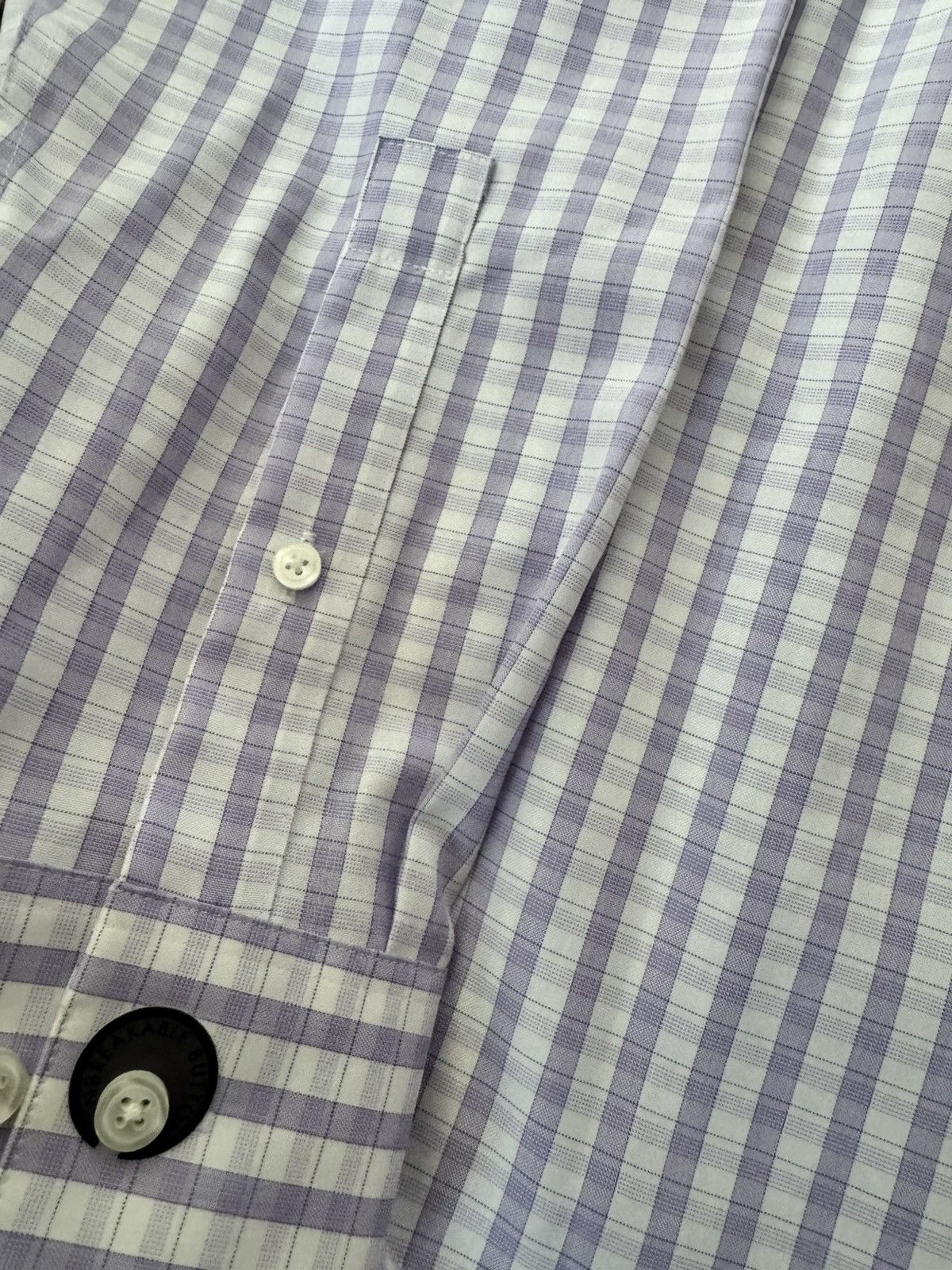 Calvin Klein Calvin Klein Plaid Dress Shirt Size 42L - 3 Thumbnail