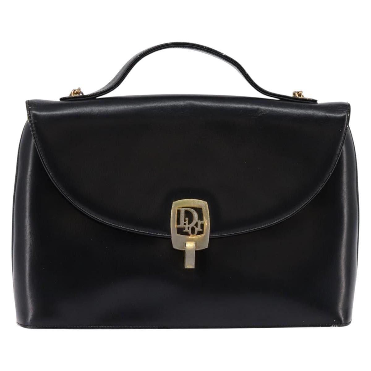 Dior DIOR Shoulder Bag Leather Black Gold Size ONE SIZE - 2 Thumbnail