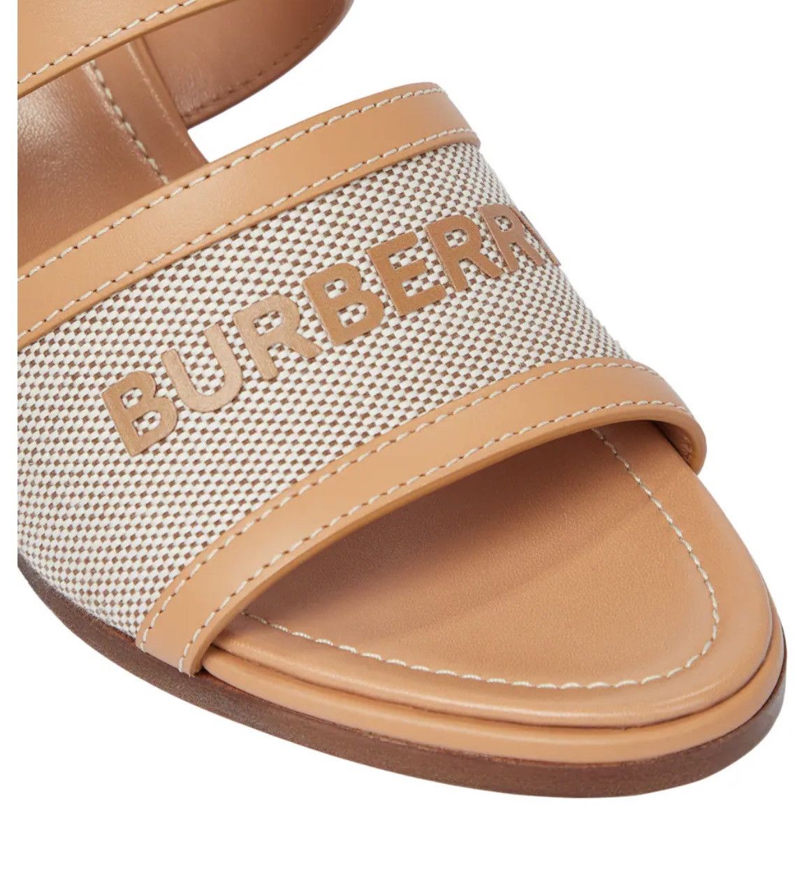 Burberry Burberry logo sandals | brand new never worn | box not inc Size US 8 / IT 38 - 4 Thumbnail