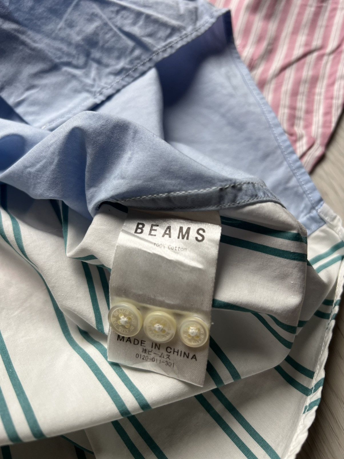 Beams Japan Beams Renconstructed Shirt Size US S / EU 44-46 / 1 - 7 Thumbnail