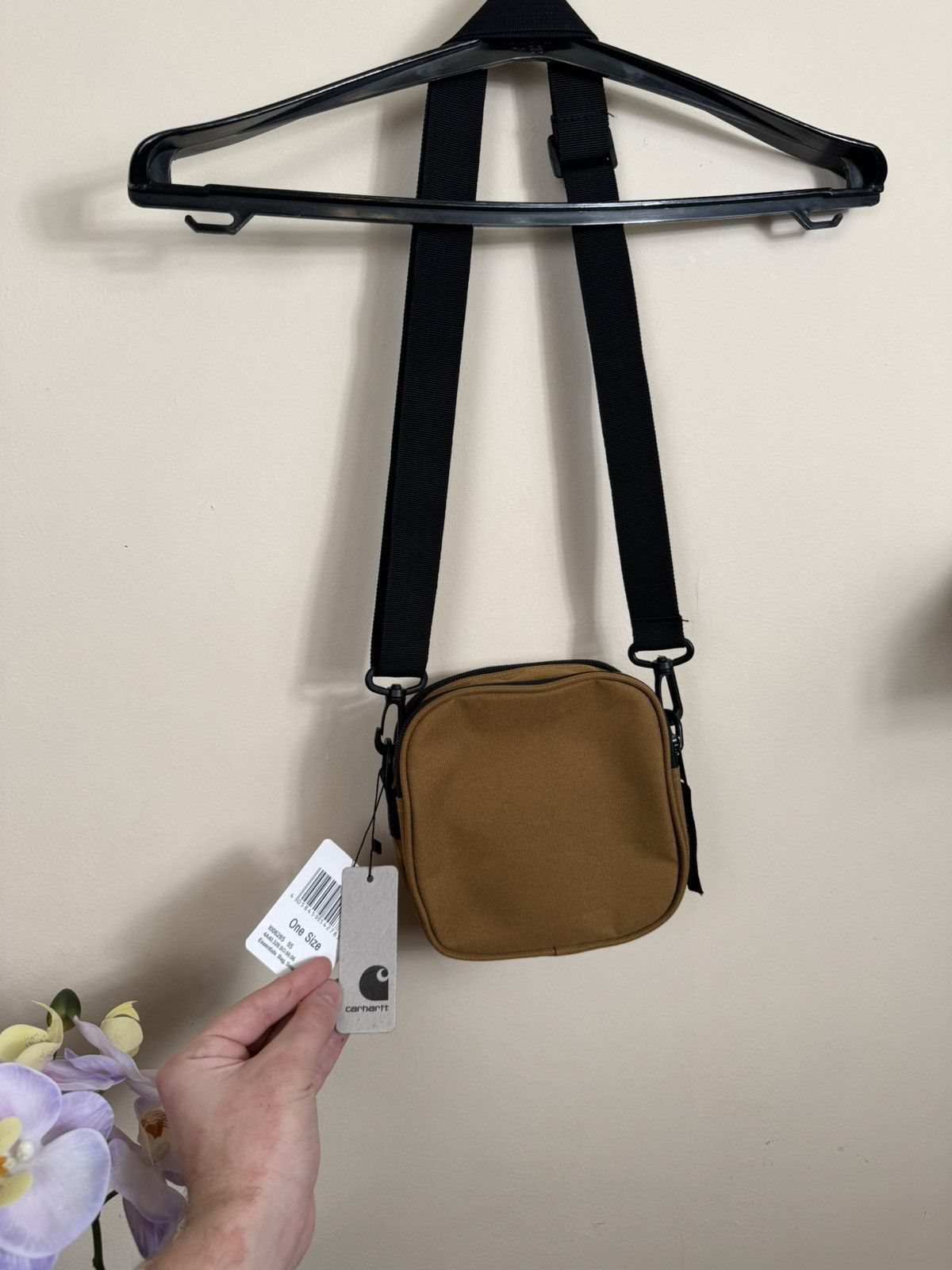 Carhartt Carhartt WIP Essentials Bag Crossbody Shoulder Bag Sand Size ONE SIZE - 11 Thumbnail