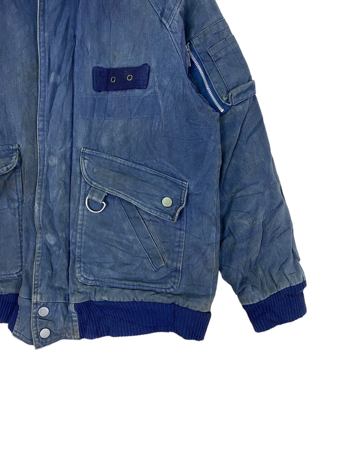 Japanese Brand × Vintage Vintage 90s Spurtion Inner Sherpa Bomber Jacket Size US L / EU 52-54 / 3 - 5 Thumbnail