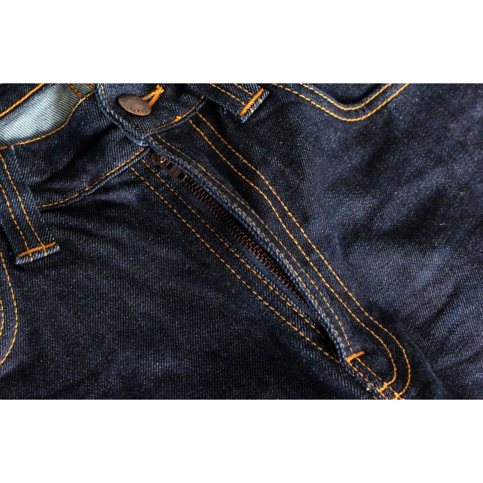 Nudie Jeans NUDIE JEANS Lean Dean Dry 16 Dips Slim Taper Jeans Men Size W32 L34 DZ6705 Denim Blue Regular 32/34 Size US 32 / EU 48 - 4 Thumbnail