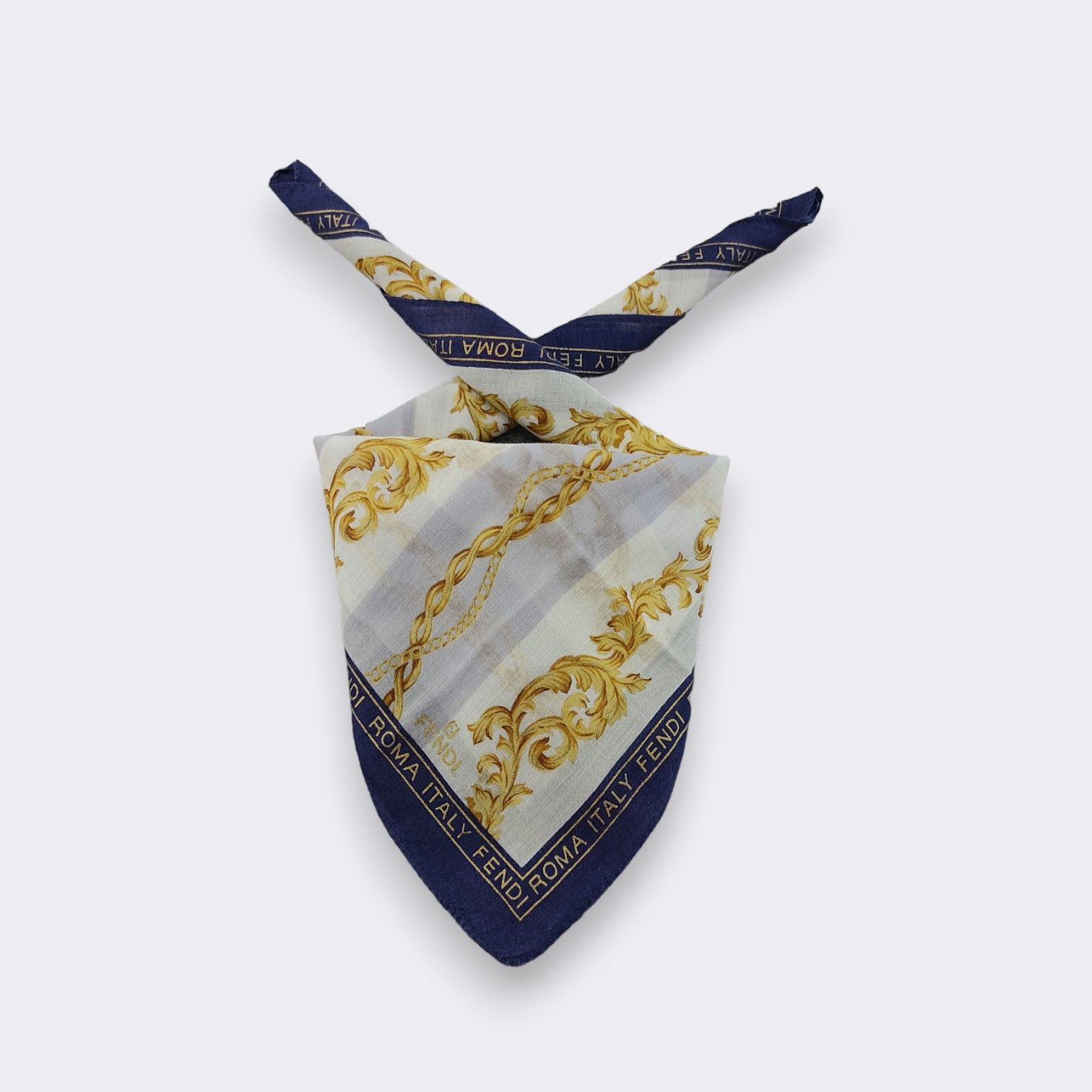 Fendi Vintage Fendi Handkerchief Neckerchief Bandana H152D Size ONE SIZE - 1 Thumbnail