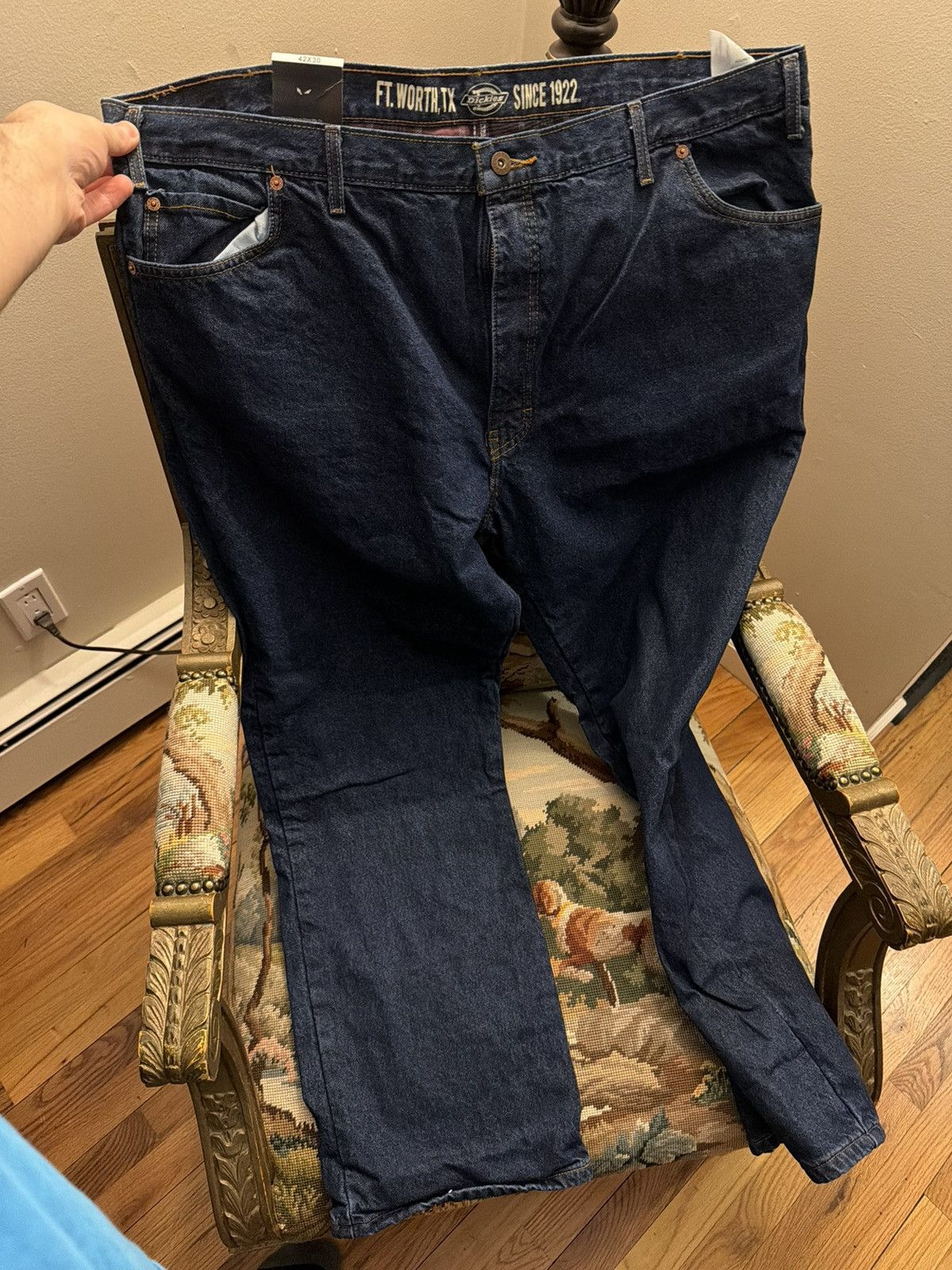Dickies Dickies flannel lined 5 pocket jeans relaxed fit straight Size US 42 / EU 58 - 1 Thumbnail