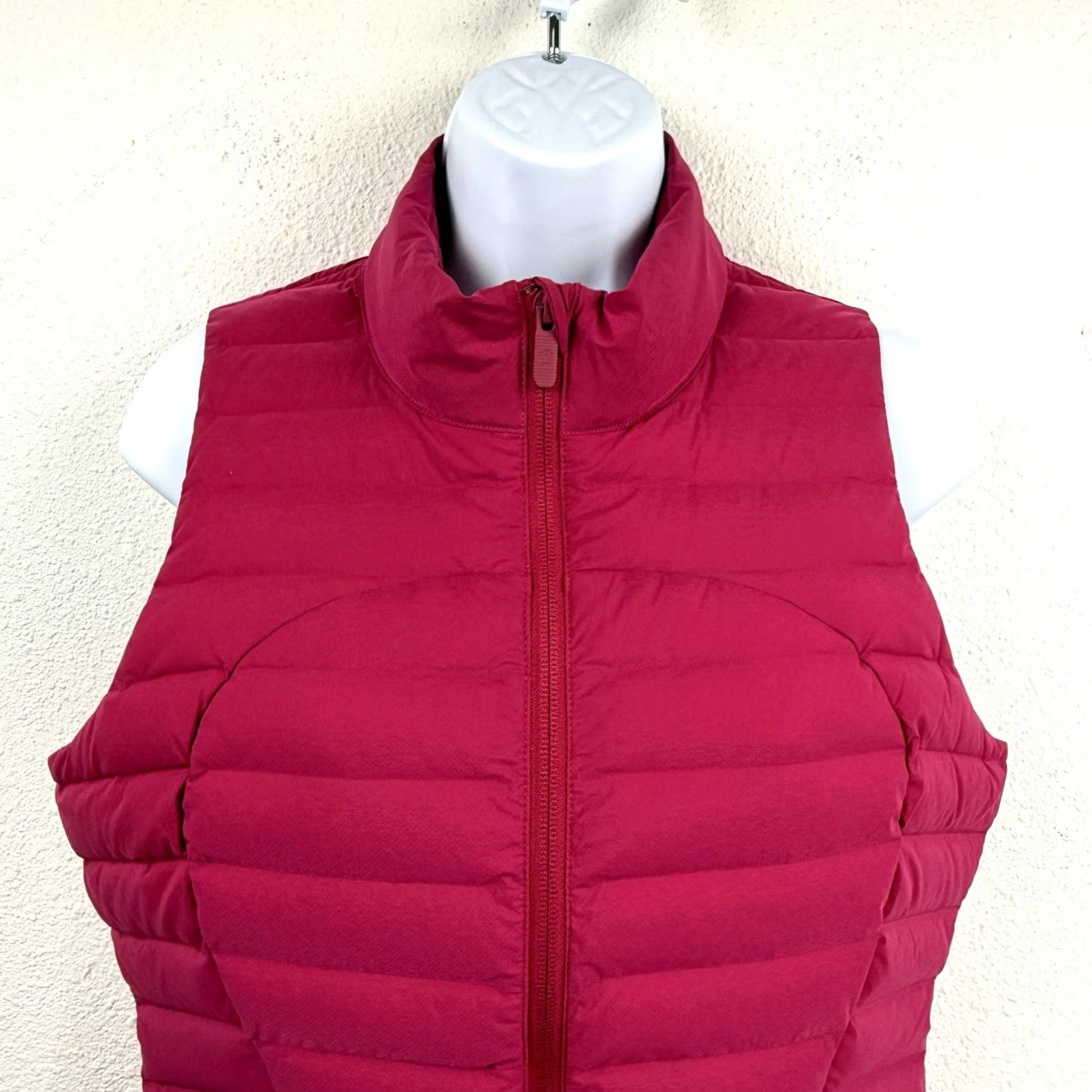 Lululemon VINTAGE Lululemon Define Vest Womens 6 Pink Down Full Zip Workout Gym Athletic Winter Fall Spring Sleeveless Mid-Length Jacket/Coat Womens Size M / US 6-8 / IT 42-44 - 3 Thumbnail