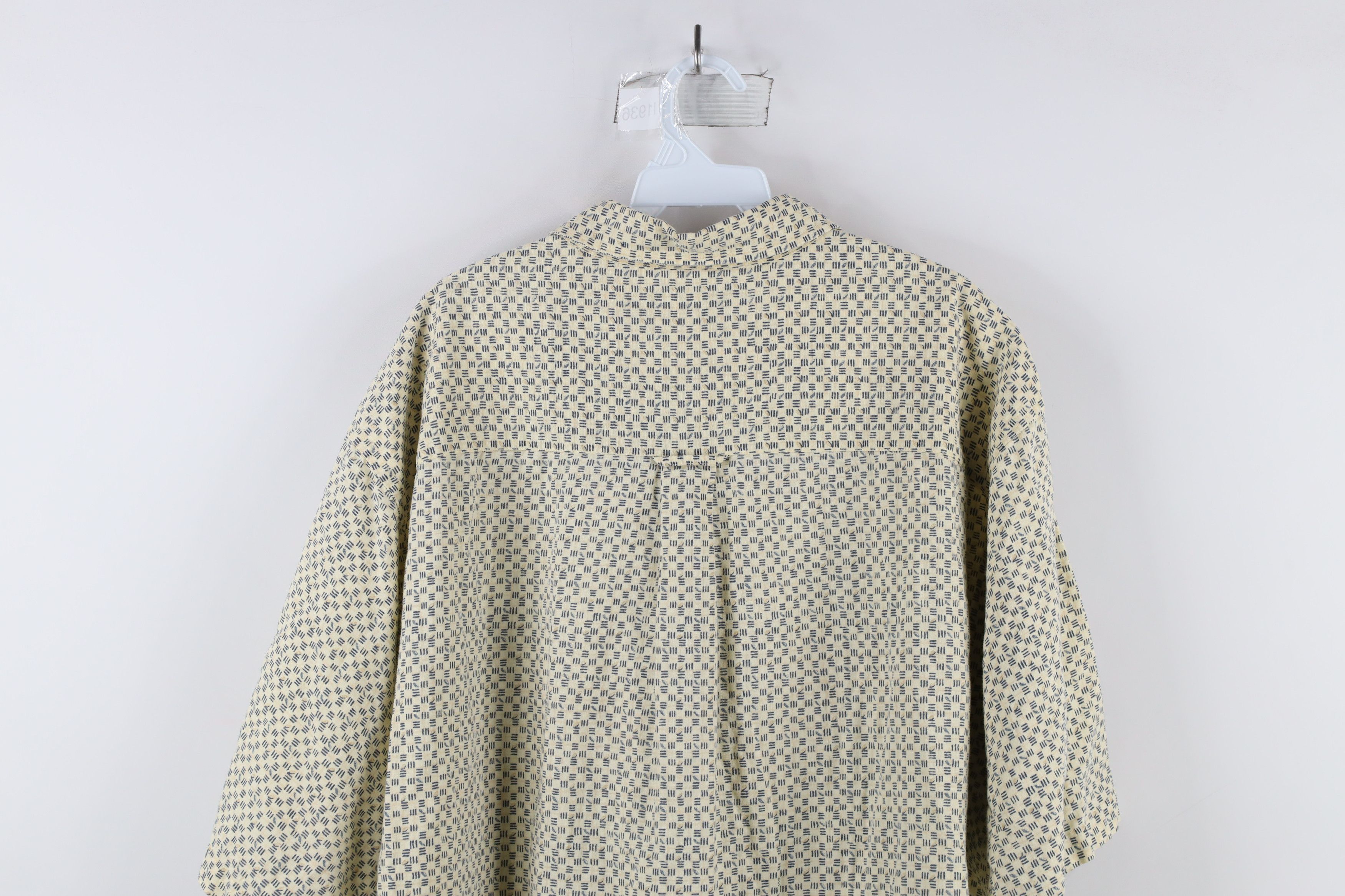 Vintage Vintage 90s Streetwear Linen Blend Button Down Shirt Size US XXL / EU 58 / 5 - 9 Thumbnail