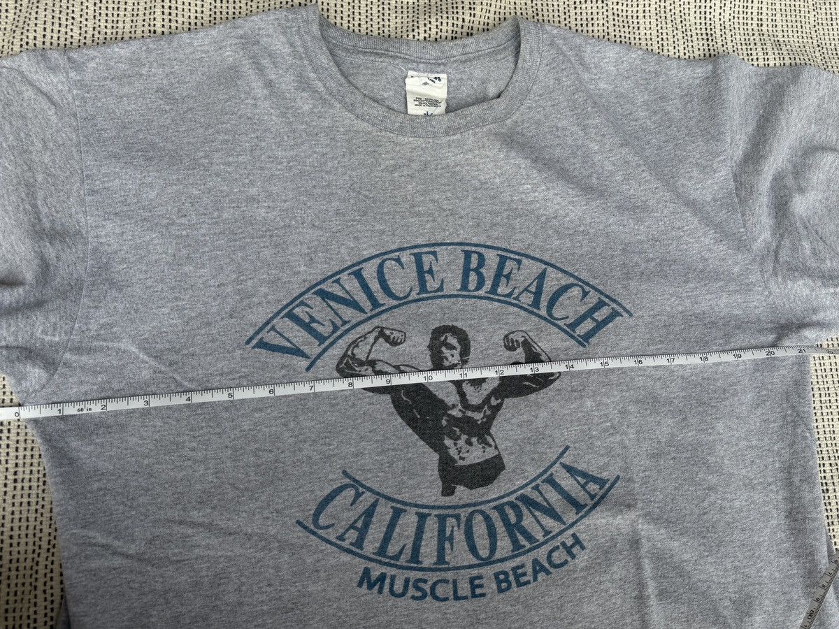 Anvil × Vintage Venice Beach California Muscle Beach T shirt Size US L / EU 52-54 / 3 - 4 Thumbnail