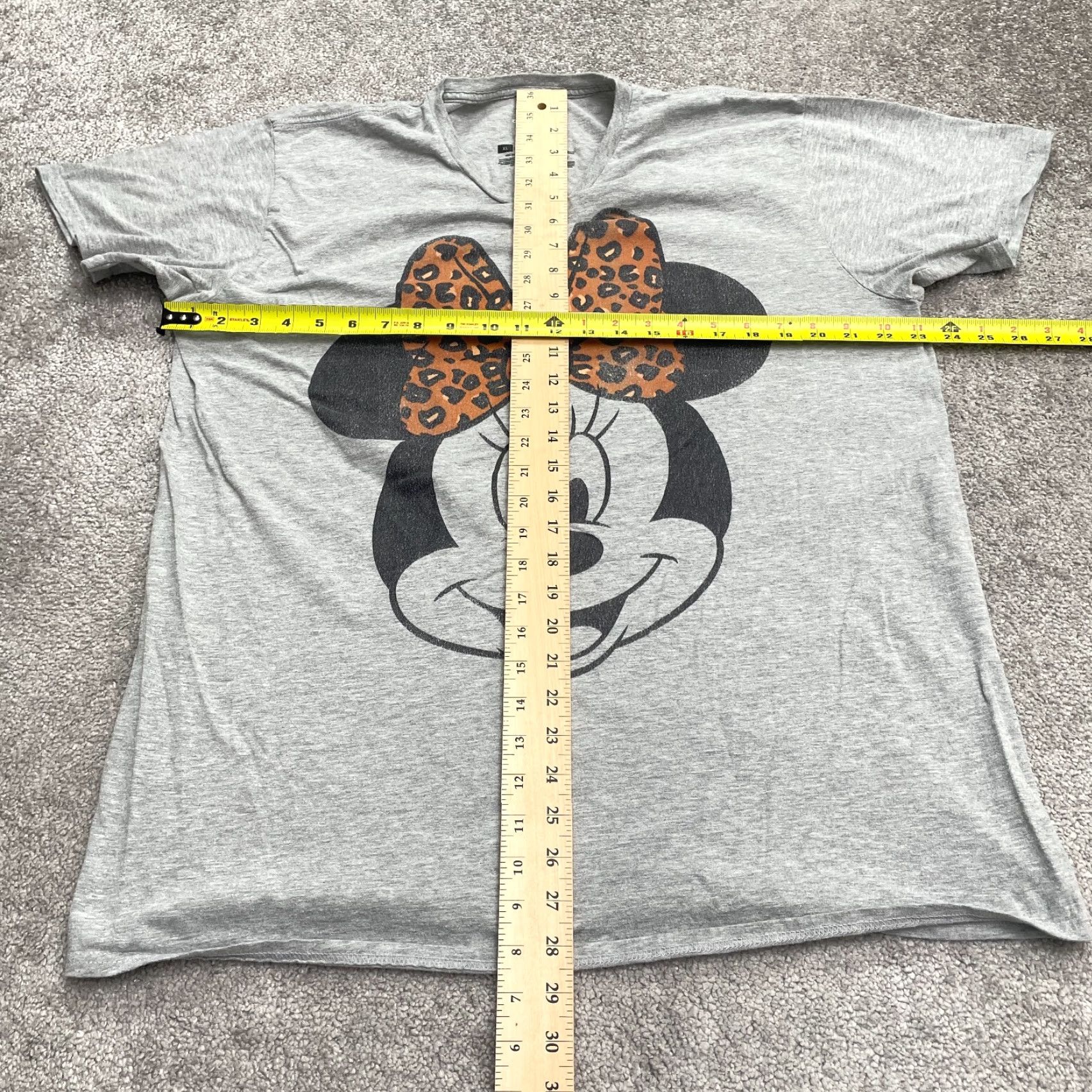 Disney Disney Minnie Mouse Graphic T-Shirt Unisex XL Gray Crew Neck Short Sleeve Tee Size XL / US 12-14 / IT 48-50 - 6 Thumbnail