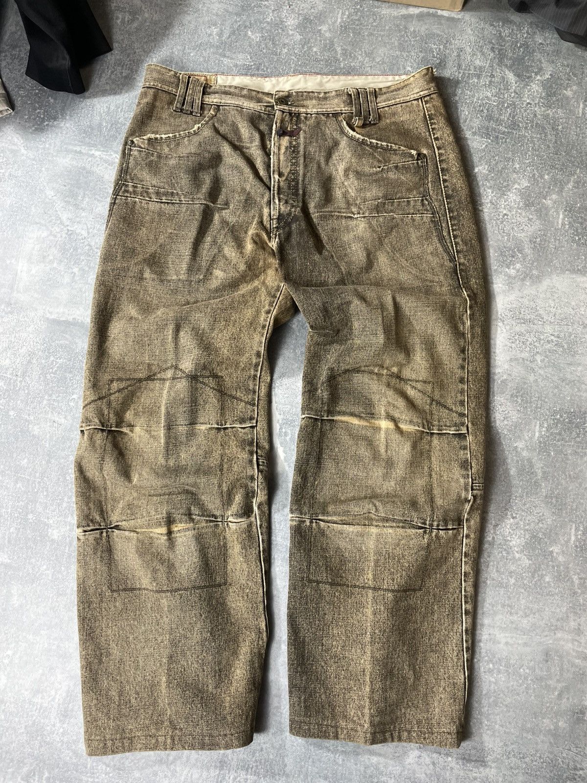 Marithe + Francois Girbaud Marithe Francois Girbaud vintage Y2K buttons pants jeans Size US 33 - 11 Thumbnail