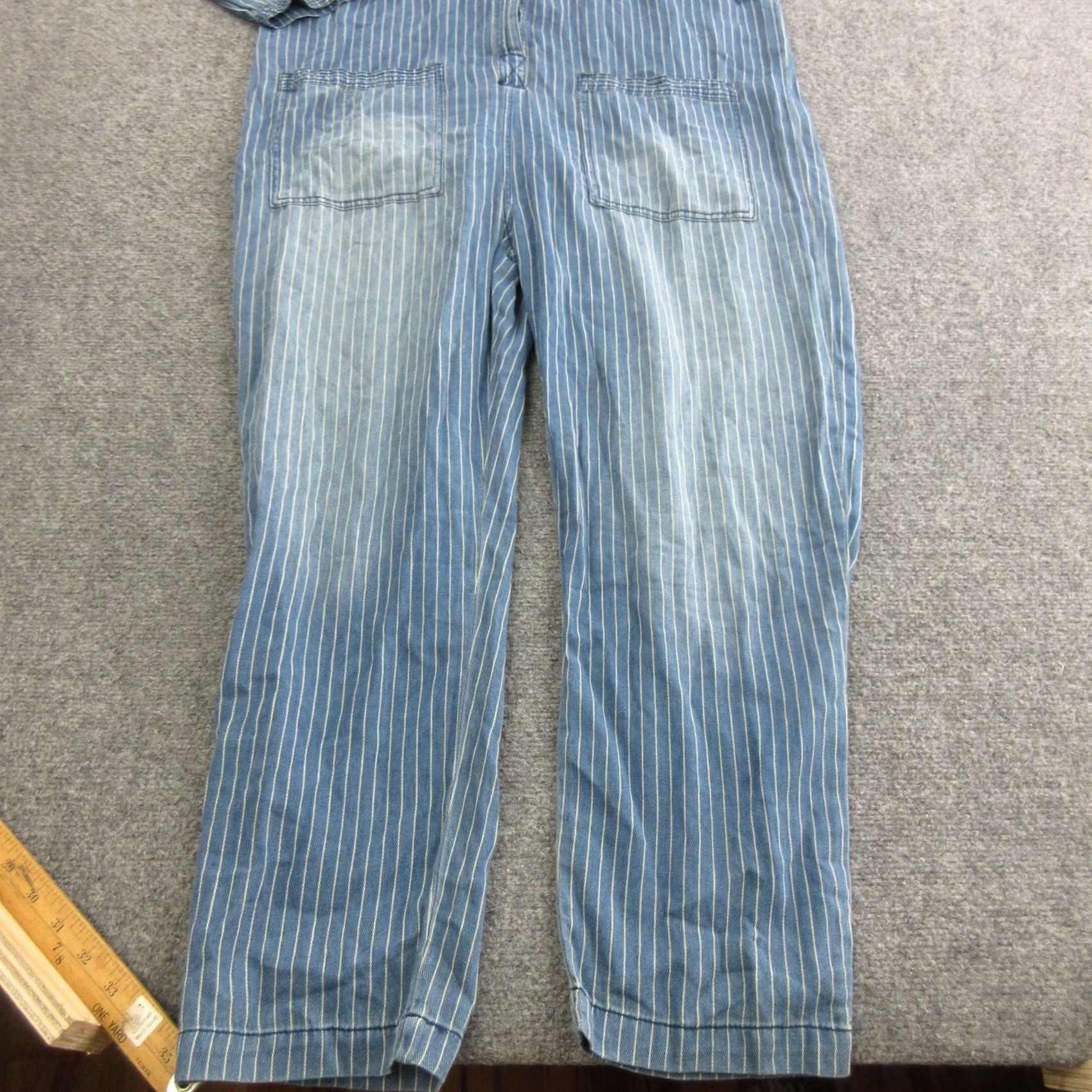 Vintage Sandrine Rose Womens Large Blue Denim Coveralls Size L / US 10 / IT 46 - 2 Thumbnail