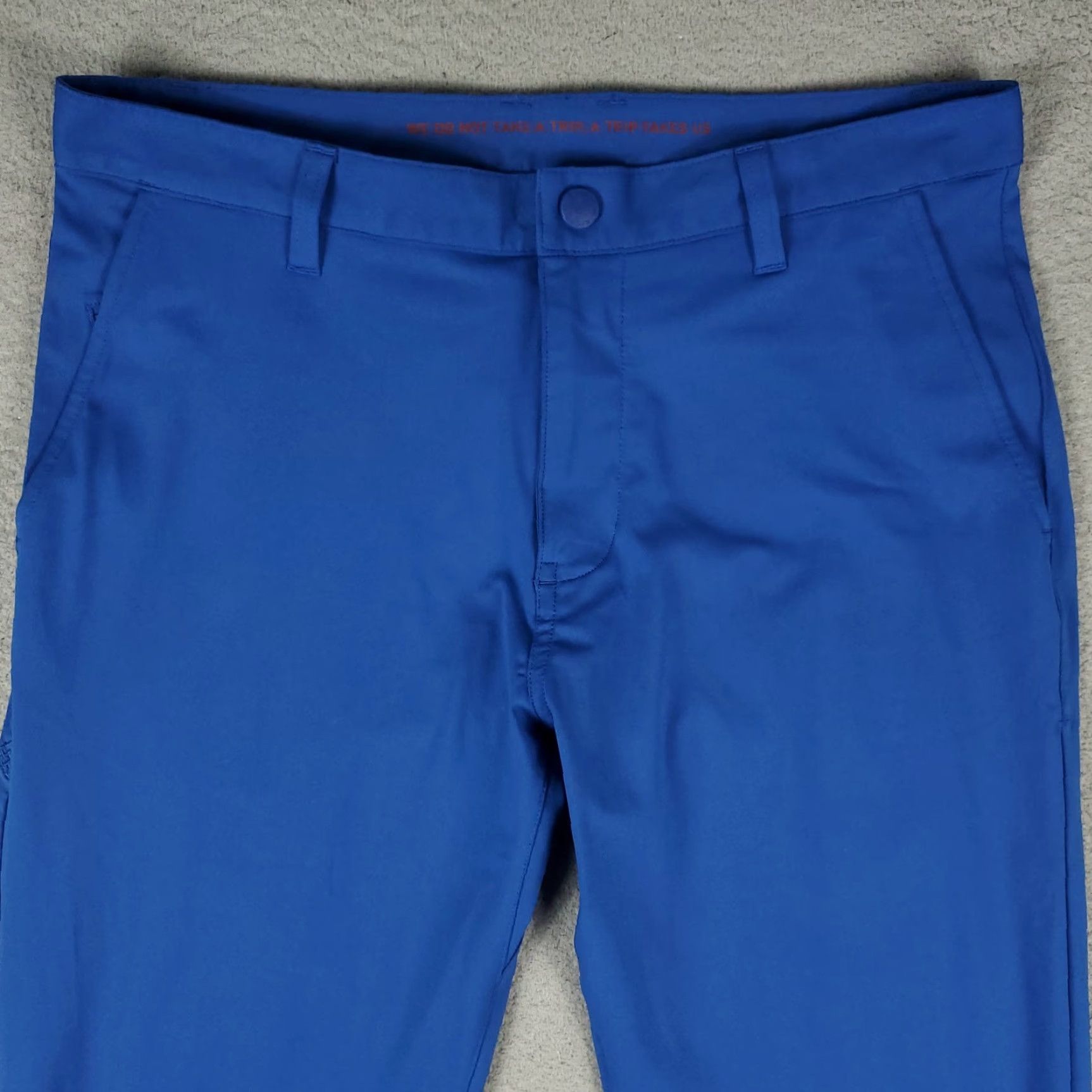 Rhone Rhone Pants Mens Size 32x33 Blue Chino Flat Front Regular Fit 33 Inseam Classic Preppy Sports Mens Size US 32 / EU 48 - 2 Thumbnail