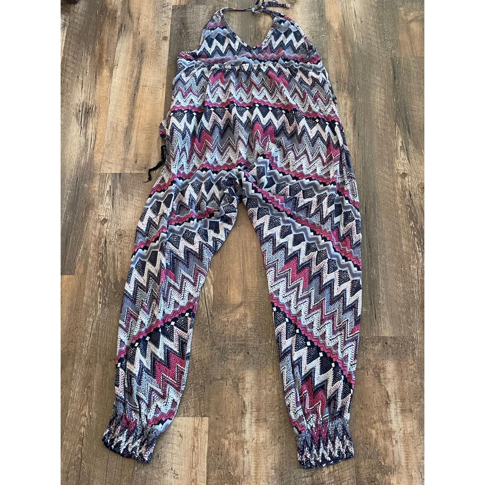 Other Buddha Pants Zag Harem Jumpsuit The Catsuit M 100% Cotton Size 32" / US 10 / IT 46 - 2 Thumbnail