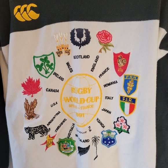Canterbury of New Zealand 1991 Canterbury of New Zealand World Cup Rugby Shirt- 40" Size US S / EU 44-46 / 1 - 3 Thumbnail