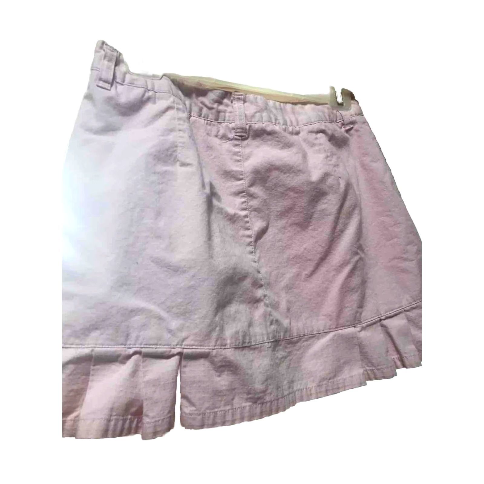 Vintage Cato Skort Women Size 10 Pink Cotton Ruffled Size 32" / US 10 / IT 46 - 2 Thumbnail