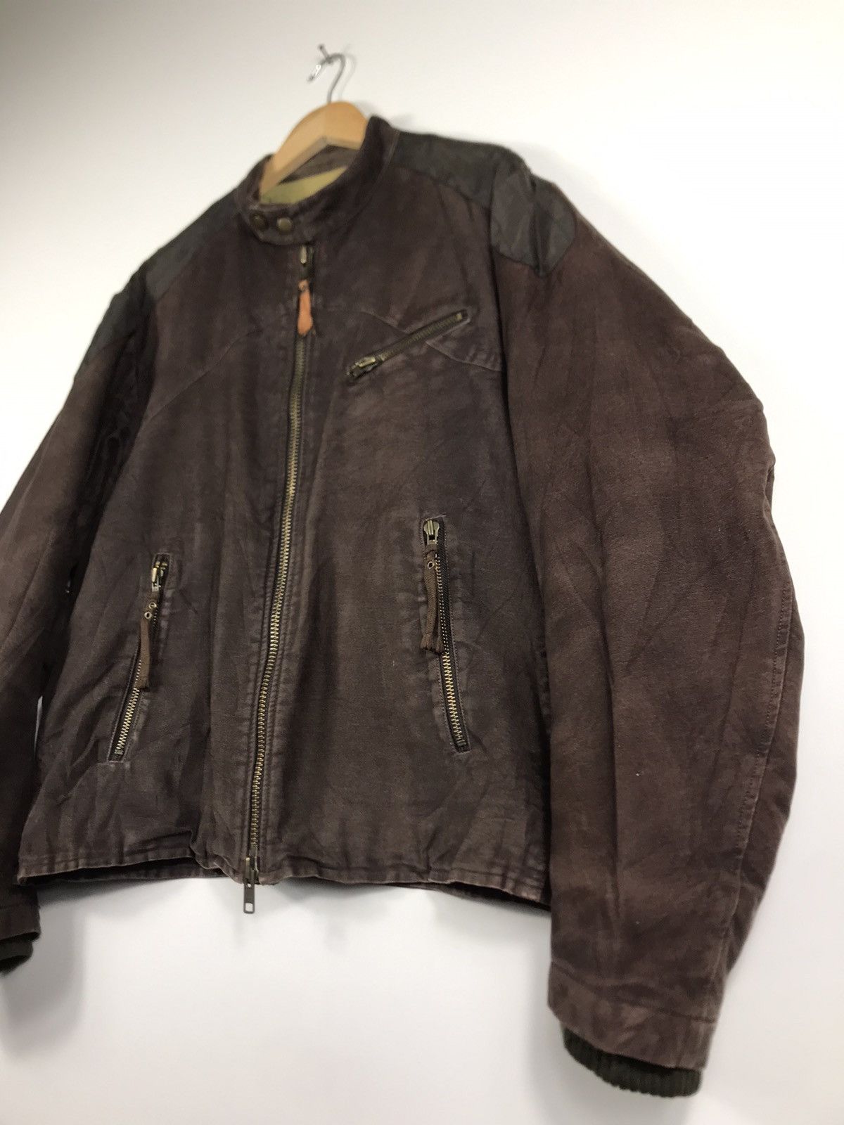 Japanese Brand ⚡️Vintage Ball Bikers Zipper Jacket Size US XL / EU 56 / 4 - 3 Thumbnail