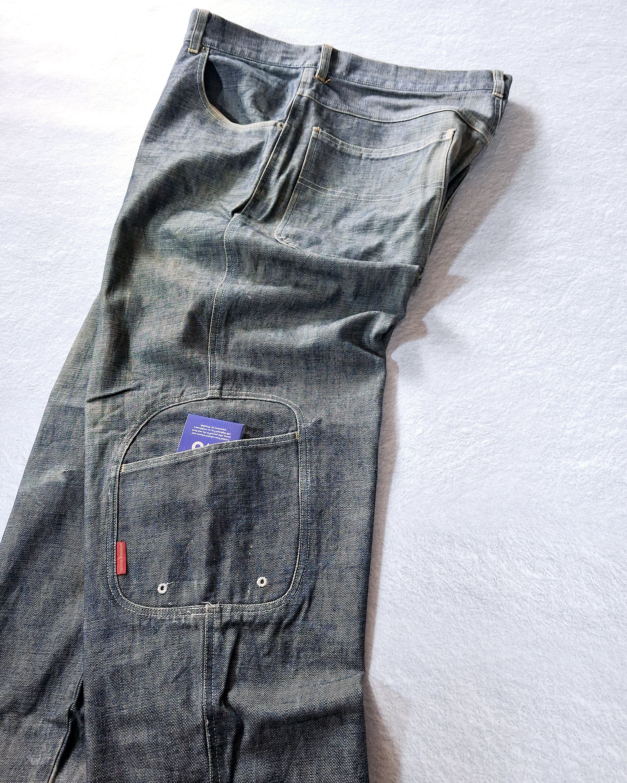 Japanese Brand BOOTLEGBOOTH DENIM PANTS BAGGY STYLE MULTIPOCKET Size US 34 / EU 50 - 12 Thumbnail