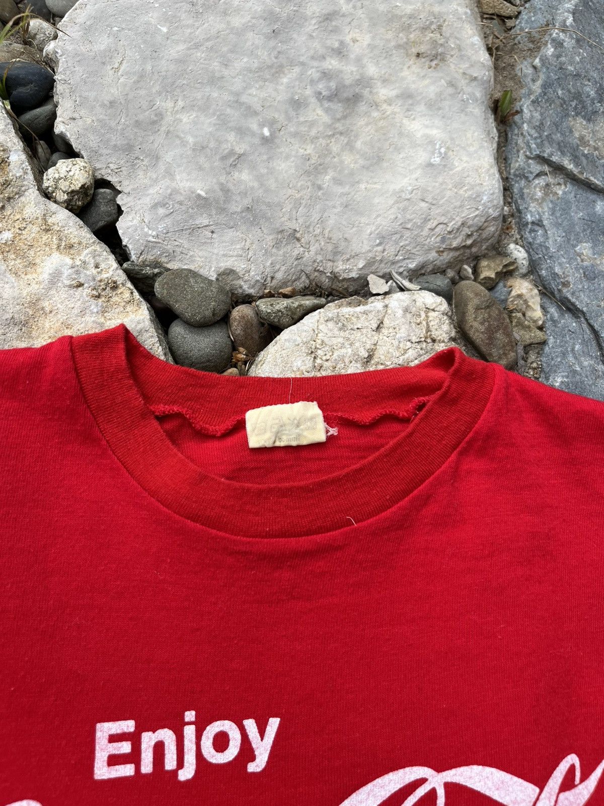 Coca Cola × Vintage Vintage 70s Coca Cola enjoy coke four 4 t-shirt tee football Size US M / EU 48-50 / 2 - 10 Thumbnail