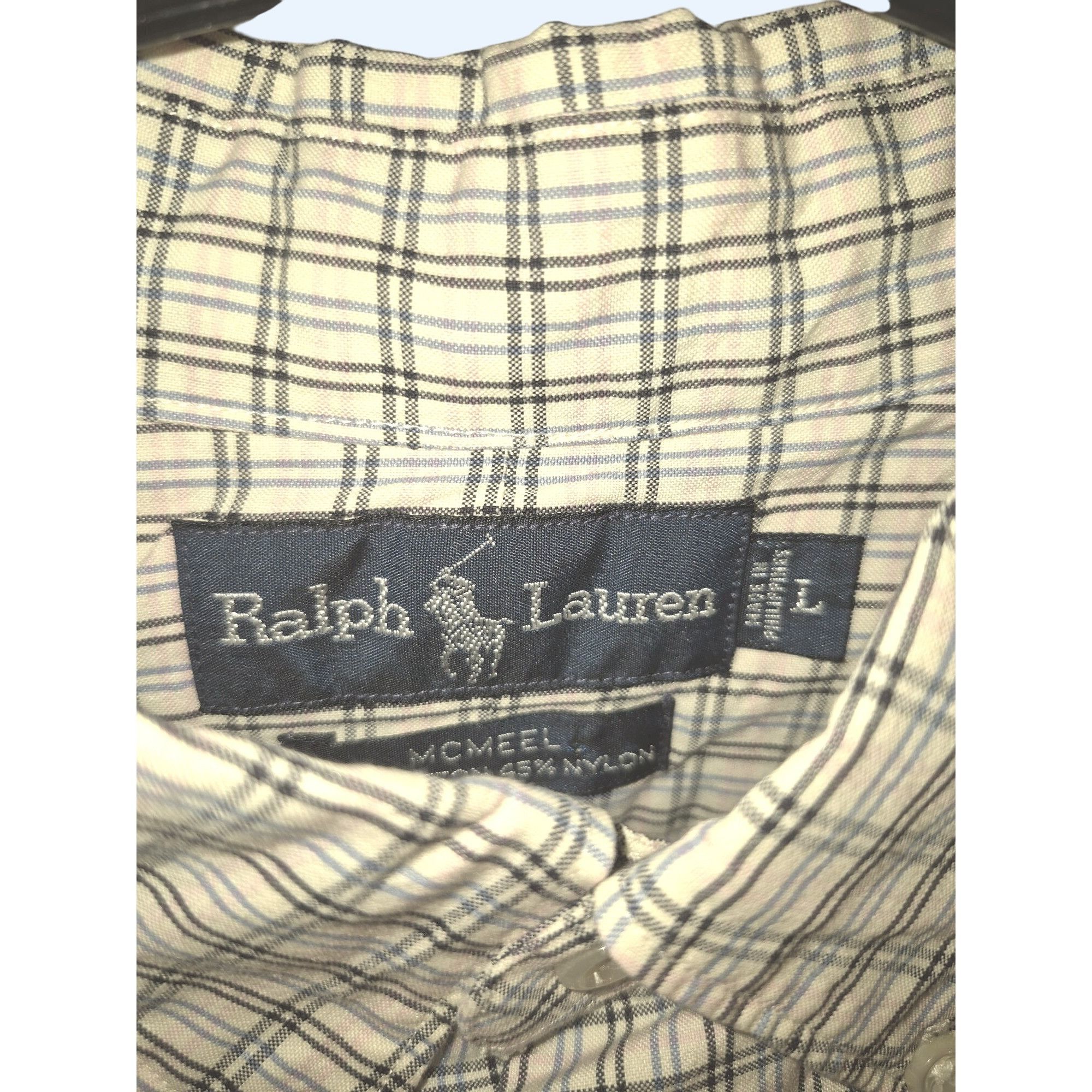 Polo Ralph Lauren Ralph Lauren Mens Plaid Long Sleeve Button-Down Shirt Large Size US L / EU 52-54 / 3 - 2 Thumbnail