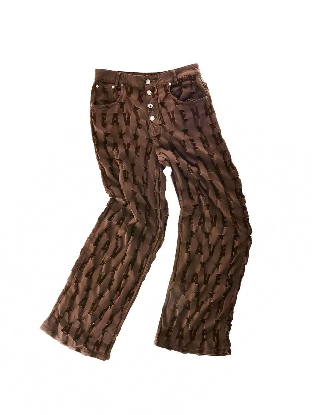 Heaven by Marc Jacobs Heaven Shredded Star Flared Jeans - Marc Jacobs Heavn Pants Size 30" / US 8 / IT 44 - 8 Thumbnail