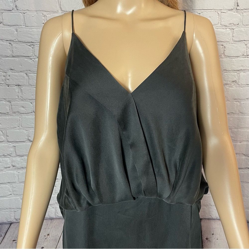 Banana Republic NWT New Banana Republic BR Monogram Silk Black Strap Dress Size M / US 6-8 / IT 42-44 - 3 Thumbnail