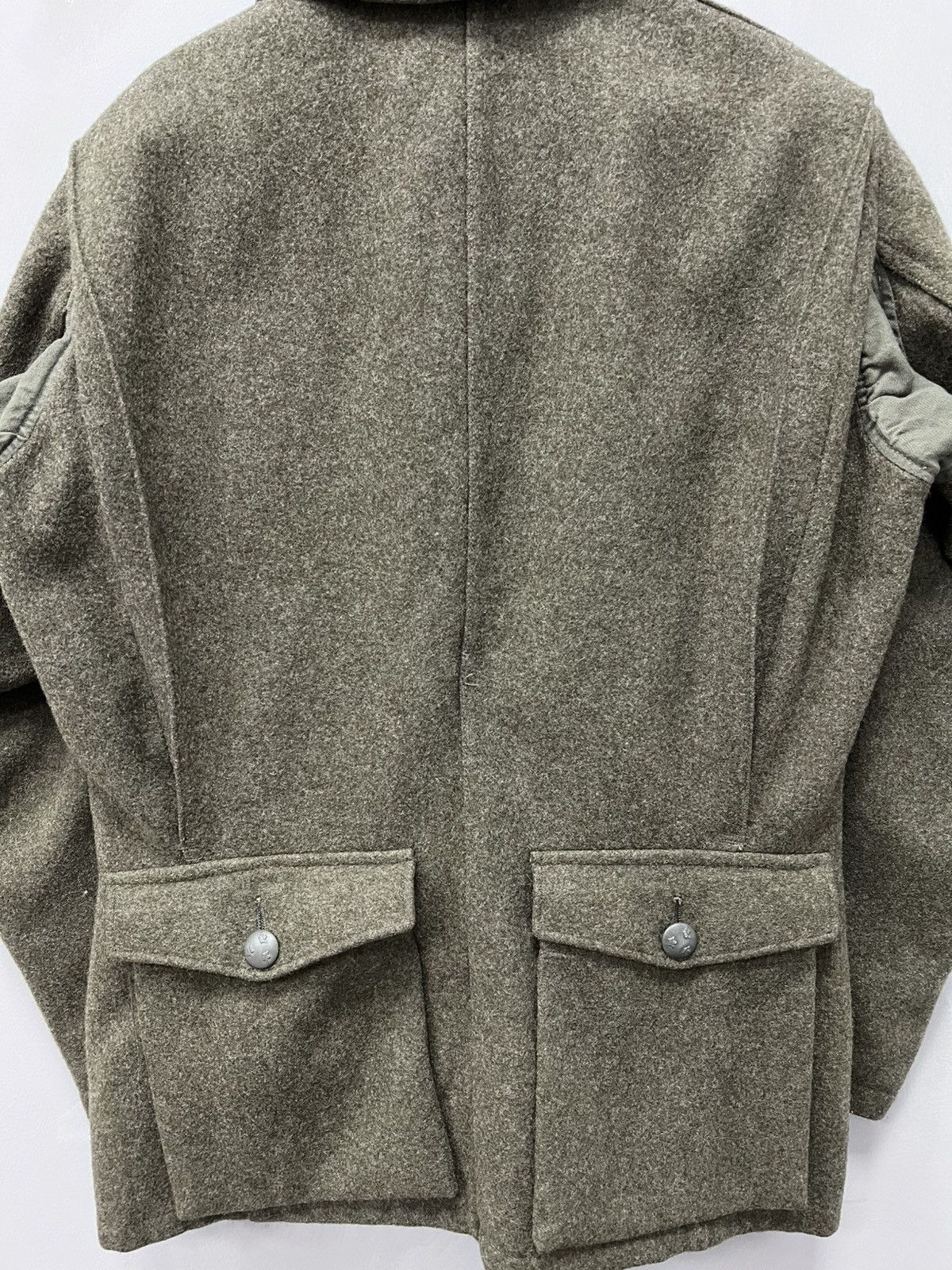 Japanese Brand × Vintage Vintage Wool Jacket Swedish Military 1955 Heavy Jacket Army Size US M / EU 48-50 / 2 - 8 Thumbnail